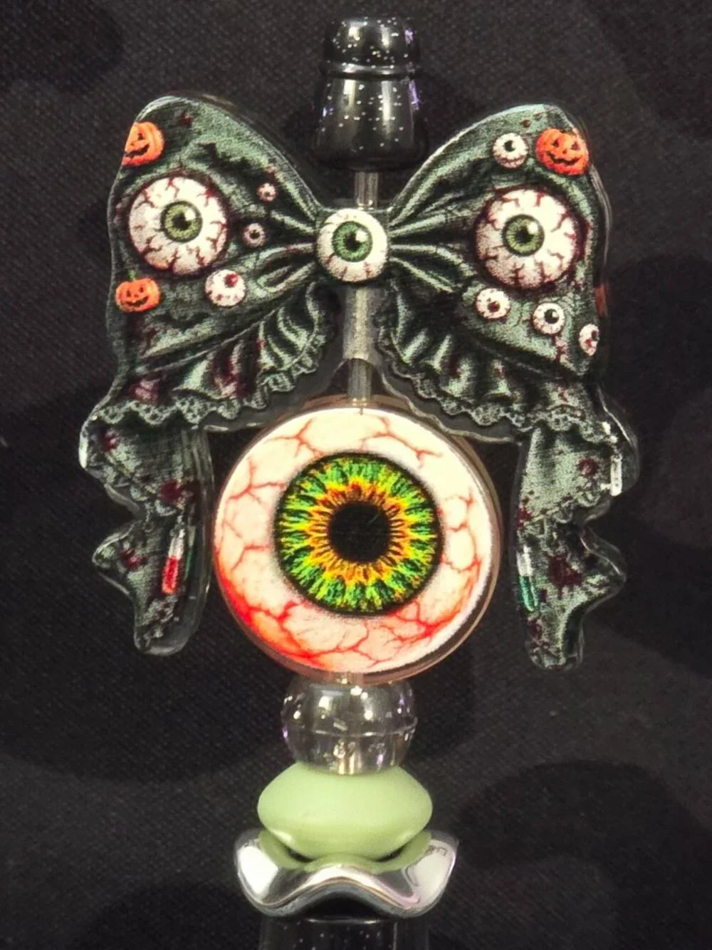 Halloween Eyeball Acrylic Spinner Novelty Pen